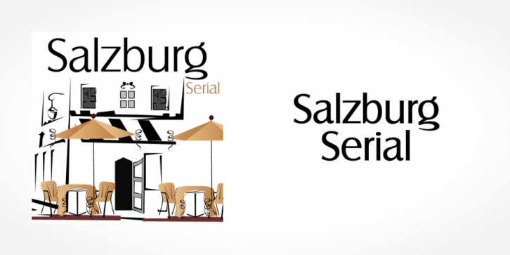 Salzburg Serial font preview