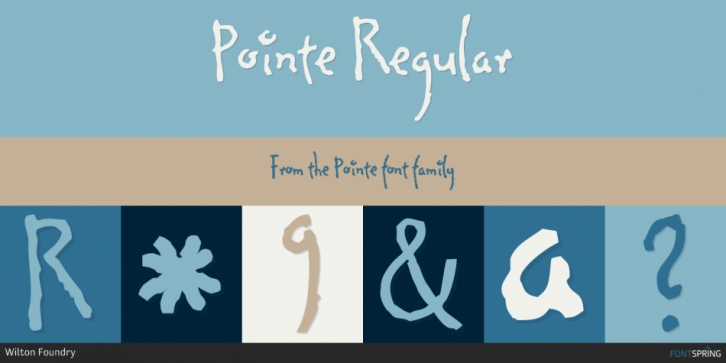 Pointe font preview