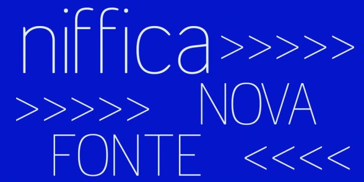 Niffica font preview