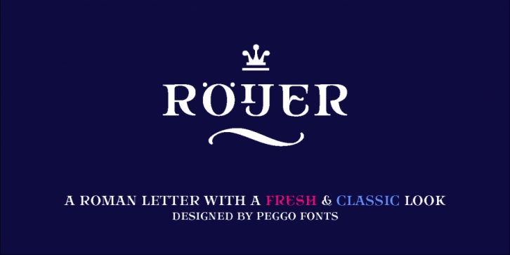 Roijer font preview