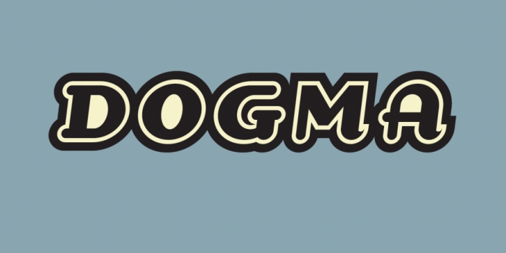 Dogma font preview