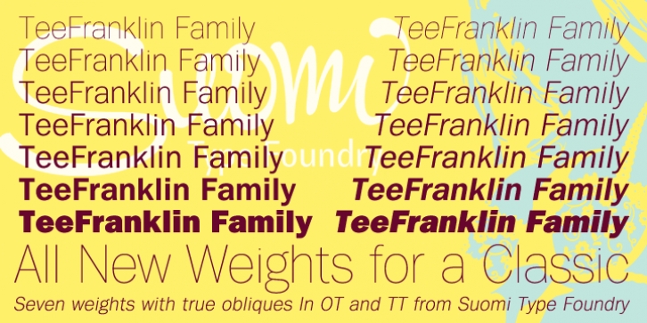 TeeFranklin font preview