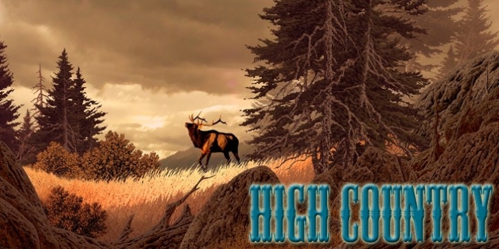 High Country font preview
