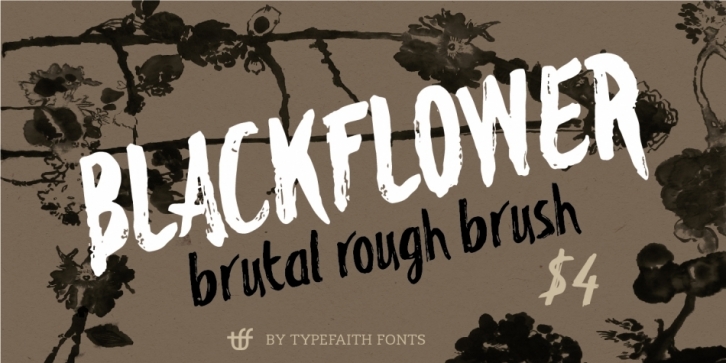 Blackflower font preview