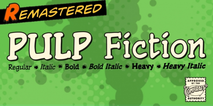 Pulp Fiction font preview