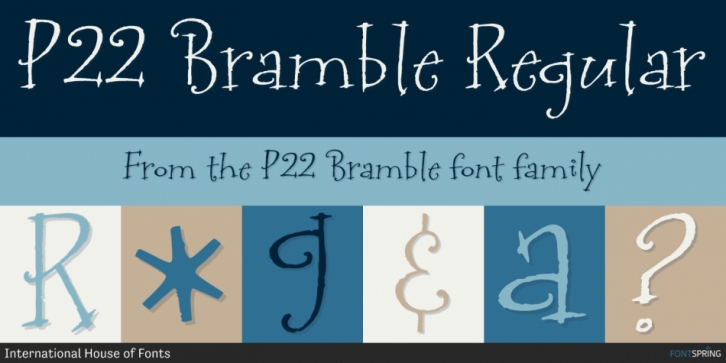 P22 Bramble font preview