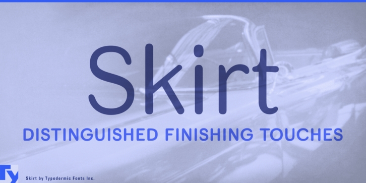Skirt font preview