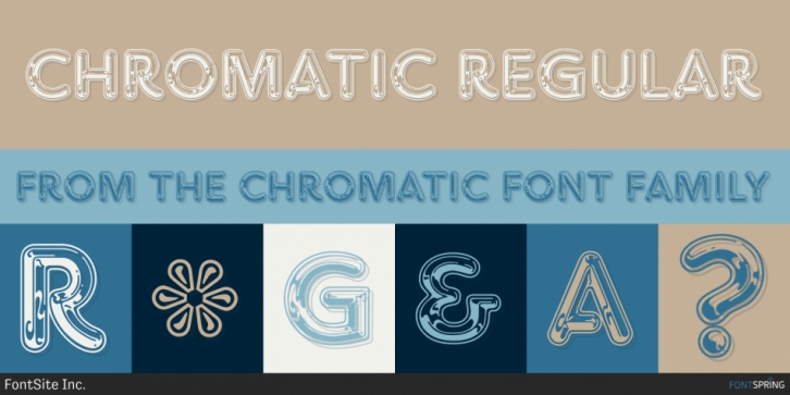 Chromatic font preview