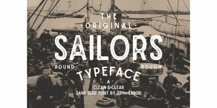 Sailors font preview