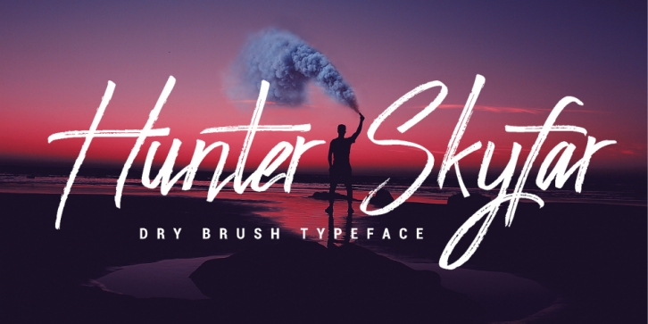 Hunter Skyfar font preview