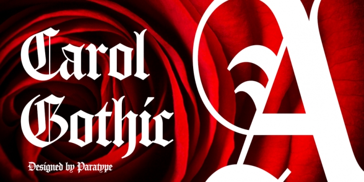 Carol Gothic font preview