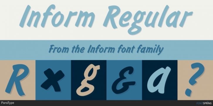 Inform font preview