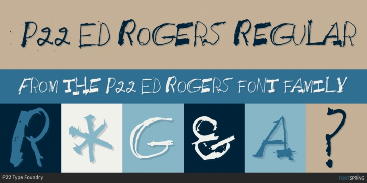 P22 Ed Rogers font preview