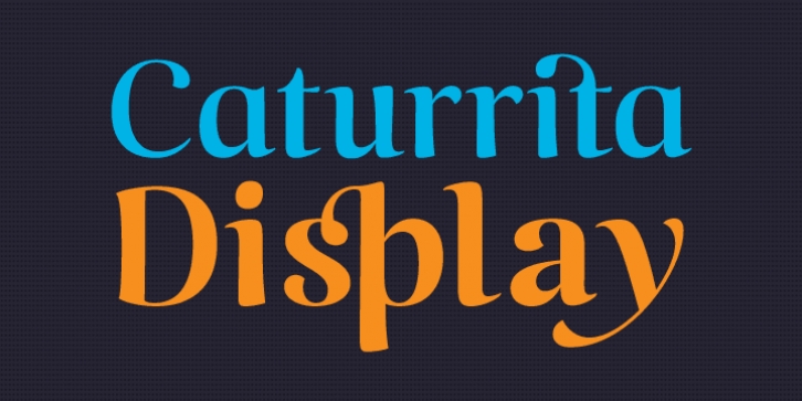 Caturrita Display font preview