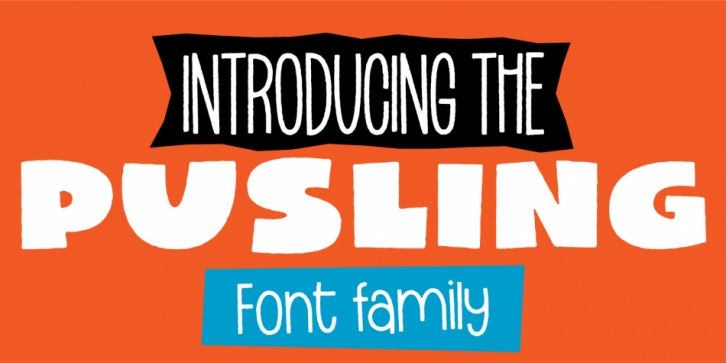 Pusling font preview