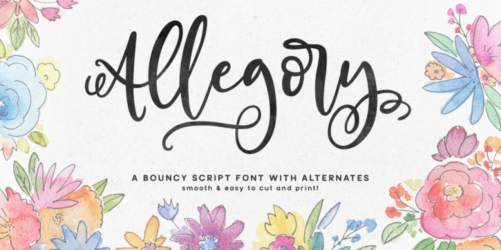 Allegory font preview