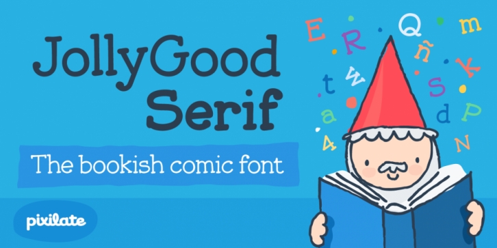 JollyGood Serif font preview
