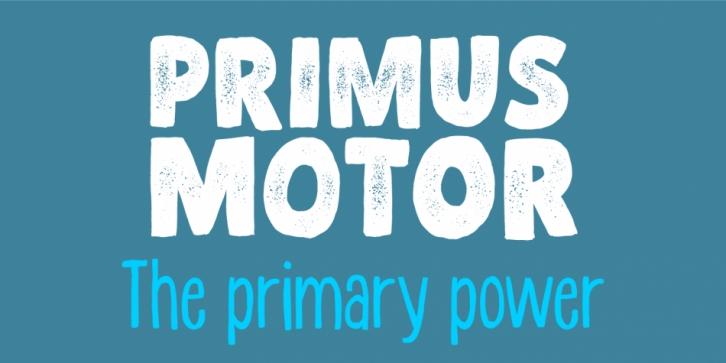 Primus Motor font preview