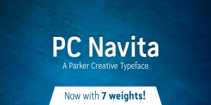 PC Navita font preview