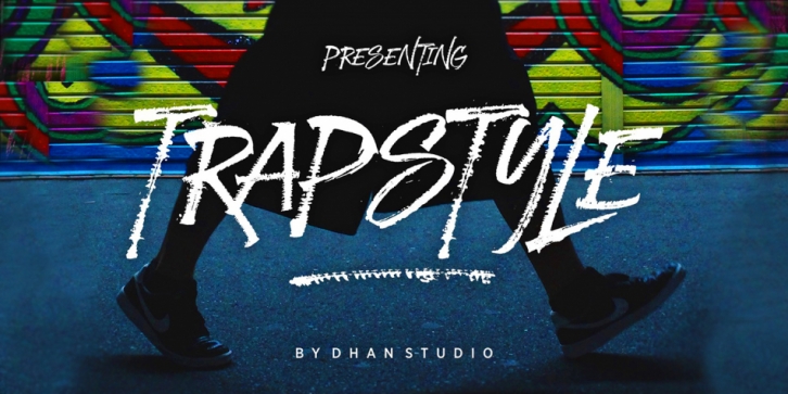 Trapstyle font preview