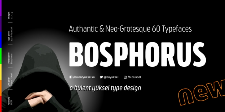 Bosphorus font preview