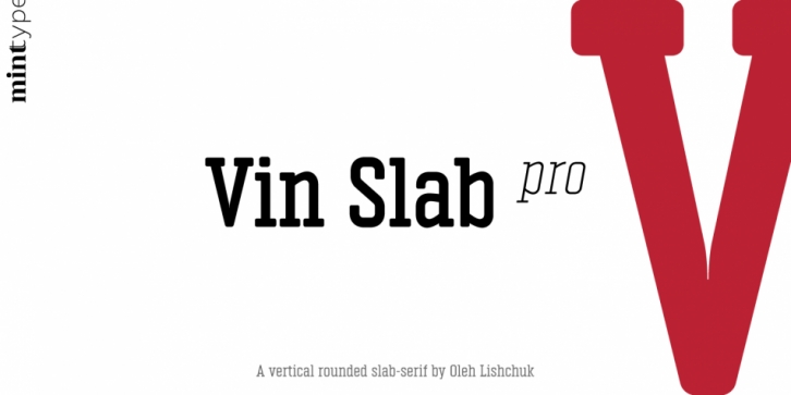 Vin Slab Pro font preview