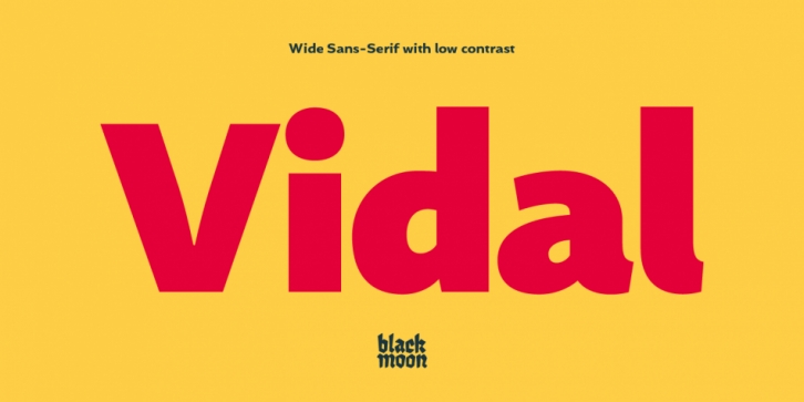 Vidal font preview