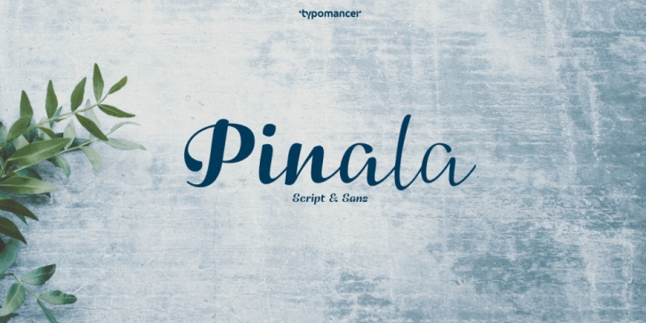Pinala font preview