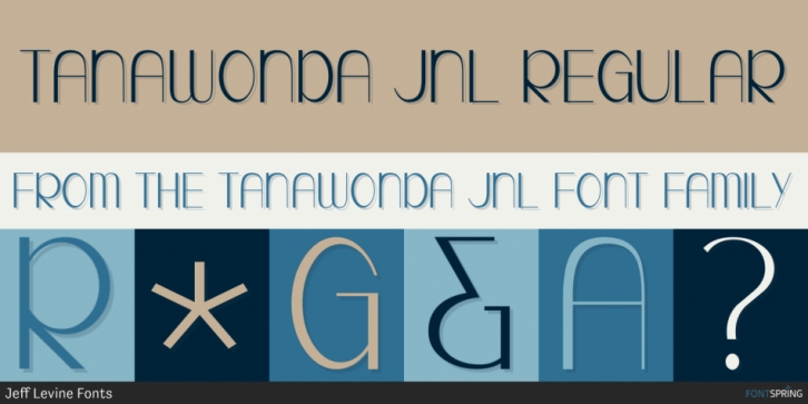 Tanawonda JNL font preview