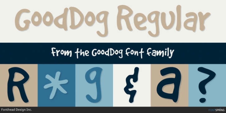 GoodDog font preview