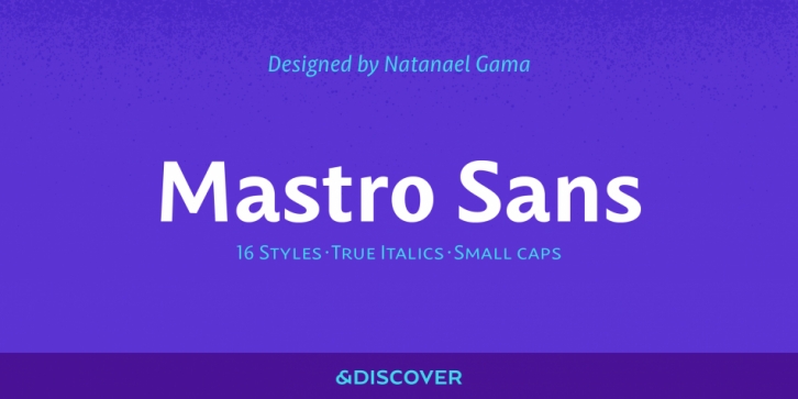 Mastro Sans font preview