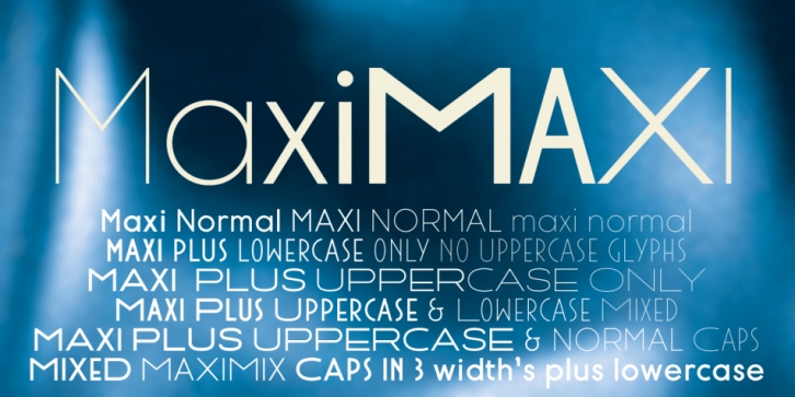 Maxi font preview