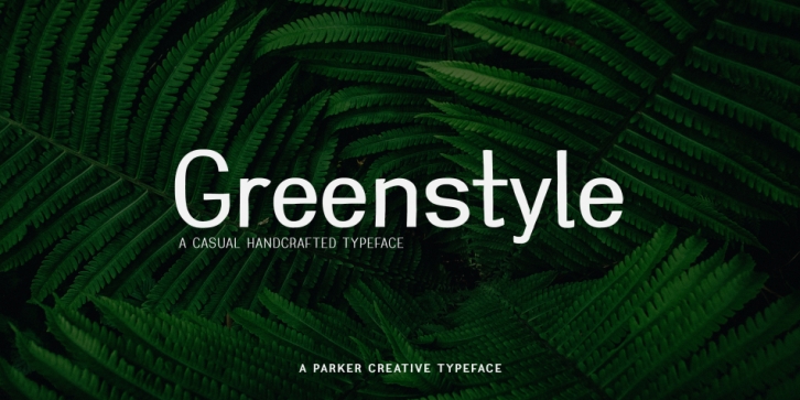 Greenstyle font preview