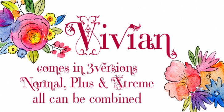 Vivian font preview