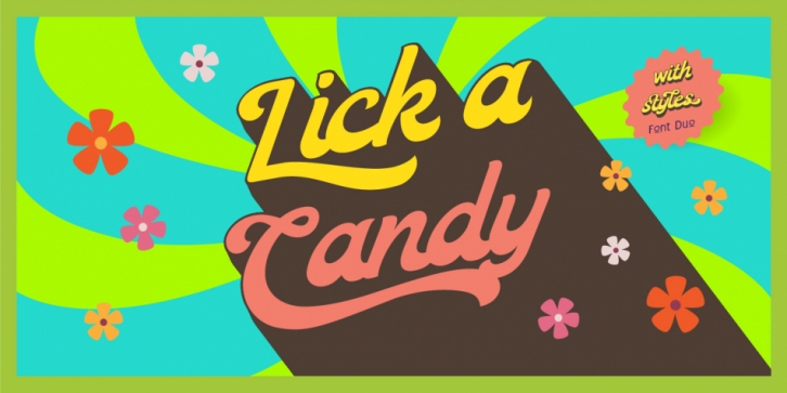 Lick a Candy font preview