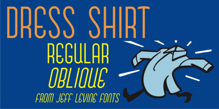 Dress Shirt JNL font preview