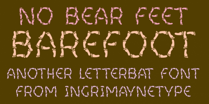 Barefoot font preview