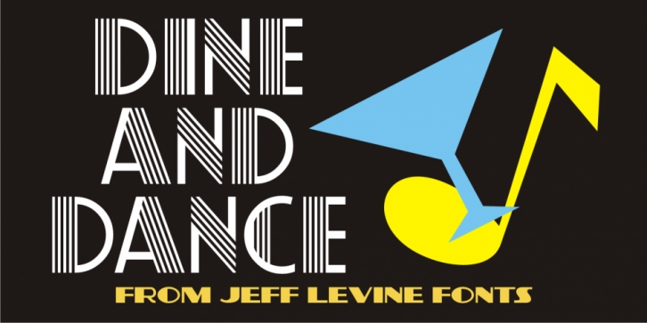 Dine And Dance JNL font preview