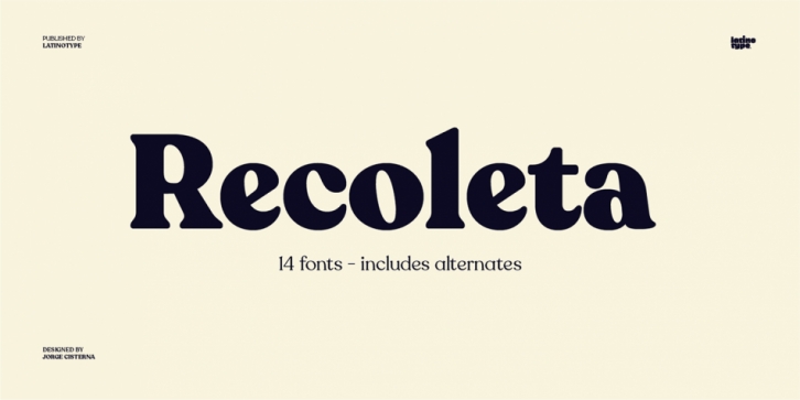 Recoleta font preview