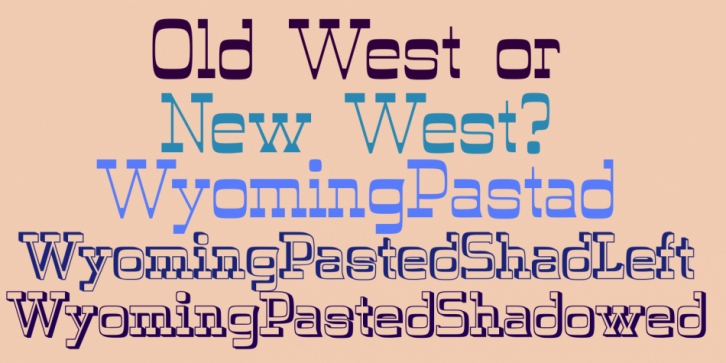 WyomingPastad font preview