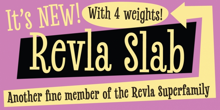 Revla Slab font preview