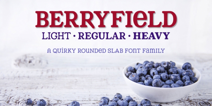 Berryfield font preview