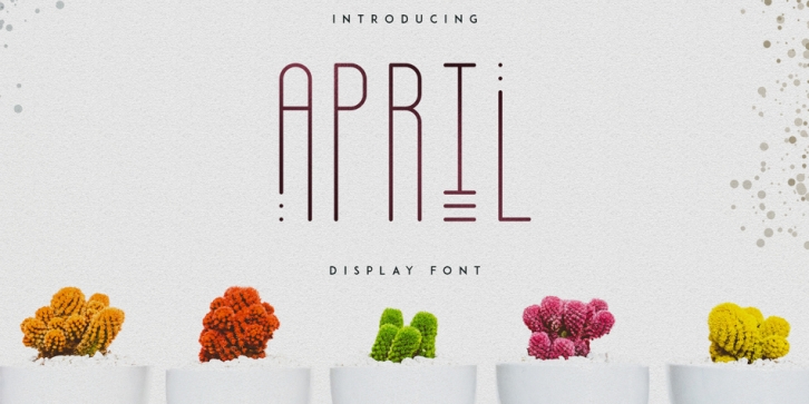 [Spring Vibes] April font preview