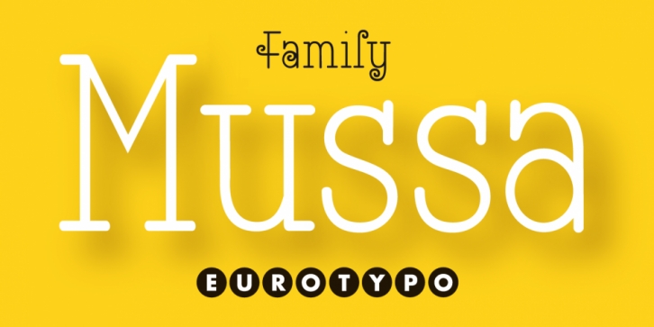 Mussa font preview