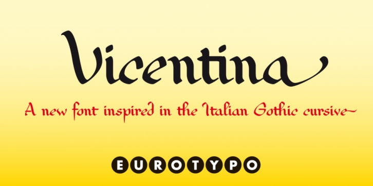 Vicentina font preview