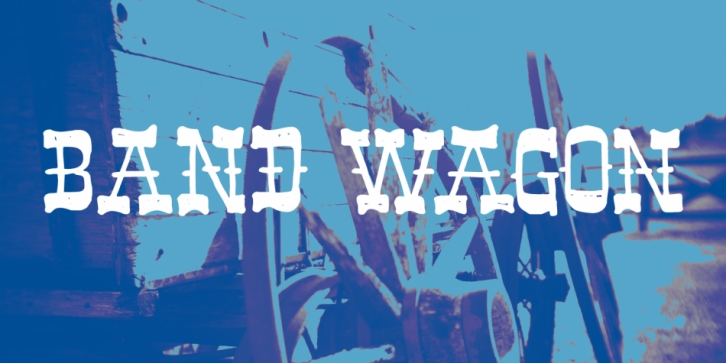 Band Wagon font preview