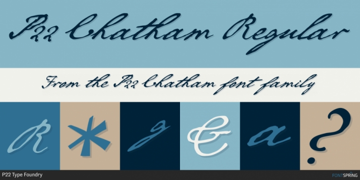 P22 Chatham font preview