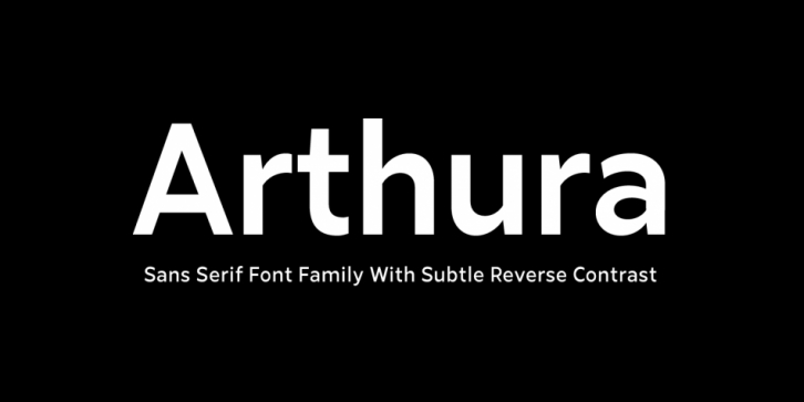 Arthura font preview