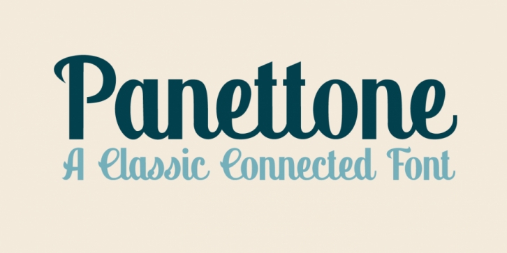 Panettone font preview