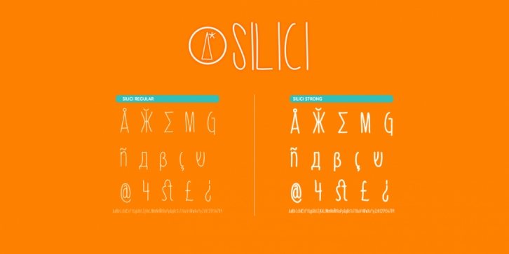Silici font preview